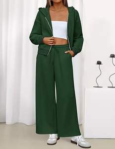 Ensemble de survêtements pour femmes de qualité supérieure, pantalon de jogging taille haute, vêtements de voyage printemps, survêtement - Product Image 1