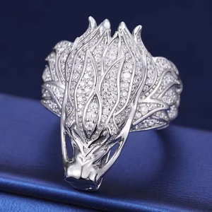 Luxury Dragon <b>Head</b> Ring For Men Detailed Craftsmanship Gold Color Statement Ring Hip Hop <b>Style</b> Gift Collection - Product Image 3