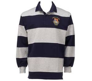 Polo de Manga Larga a Rayas para Hombre con Logotipo Bordado, Cuello Camisero, Corte Regular, 100% Algodón, para Todas las Temporadas - Product Image 2