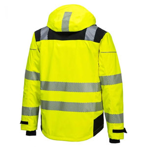 Vestes de travail à haute visibilité, réfléchissantes, imperméables, chaudes pour l'hiver, pour la construction, avec fermeture éclair - Product Image 3