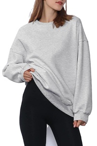 Sweat-shirt sur mesure grande taille en coton et polyester, best-seller, style unique pour femmes, vente chaude, sweat-shirt décontracté pour femmes - Product Image 4