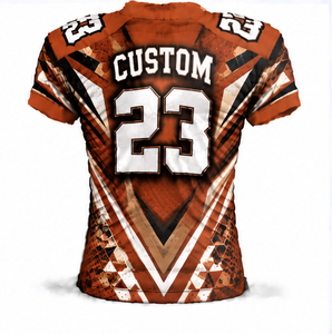 Camiseta de Fútbol Americano Retro, Estilo Clásico, Uniforme de Equipo Bordado Personalizado, Ropa Deportiva Transpirable de Poliéster para Hombre, Venta al Por Mayor - Product Image 6