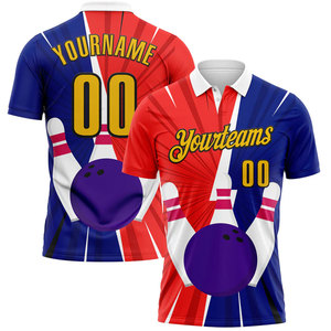 เสื้อโปโลชายแบบกำหนดเอง แขนสั้น พิมพ์ลายดิจิทัล ระบายอากาศได้ดี ผลิตจากโพลีเอสเตอร์ 100% เสื้อโปโลลำลองสำหรับเล่นกีฬา - Product Image 4