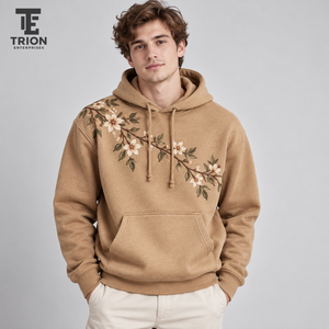 เสื้อฮู้ดดี้ปักลายพรีเมียมสำหรับผู้ชาย ให้ความอบอุ่น สวมใส่สบาย พร้อมลายปักที่ประณีต เหมาะสำหรับสไตล์ลำลองทันสมัยตลอดวัน - Product Image 1