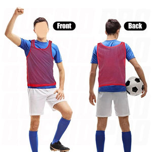 Maillots d'entraînement légers en mesh pour enfants Team Pinnies – Respirants pour le basketball, le football, le volley-ball - Product Image 3