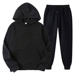 Ensembles de 2 pièces pour hommes, sweat-shirt à capuche à manches longues décontracté et pantalon de survêtement, ensembles de survêtements - Product Image 1