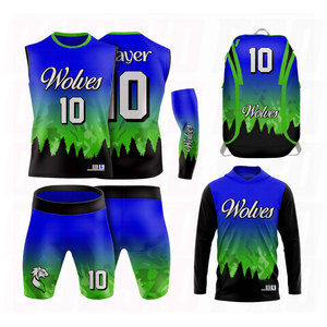 7v7 Football Jerseys Shorts Breathable Custom Team Sets with Bags <b>Arm</b> <b>Sleeves</b> Hoodies Deal Package OEM Sublimation Bundle - Product Image 1