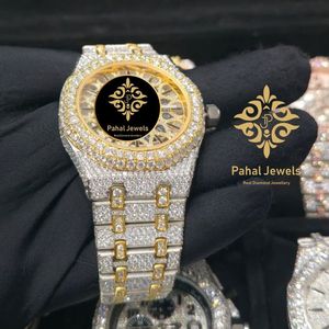 นาฬิกาเพชรหรู Pahal Jewels ตัวเรือนสแตนเลสทรงกลม 40 มม. ระบบควอตซ์อนาล็อก สายรัดแบบพับได้ เรืองแสง สำหรับทั้งชายและหญิง - Product Image 3
