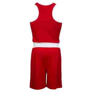 Ensemble de boxe personnalisé en polyester : haut, short et gilet – Tenue professionnelle de kick-boxing - Product Image 1