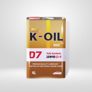 Huile moteur diesel K-OIL D7 5W30/10W40 entièrement synthétique, de bonne qualité, OEM disponible pour tous les moteurs diesel turbo. - Product Image 1