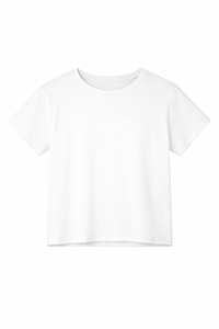 T-shirts vierges personnalisables pour le yoga – Hauts de sport extensibles à col rond pour femmes - Product Image 4