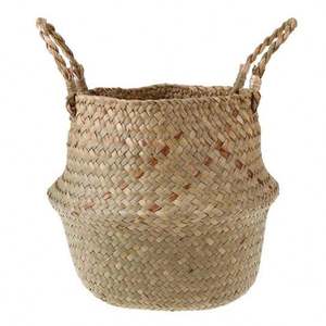 <b>Baskets</b> for Plants Handmade Woven Natural Seagrass Planter <b>Basket</b> for Home Decor Wholesale Supplier from Vietnam - Product Image 1