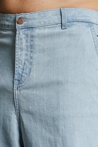 Jean en denim de voyage style motard, coupe ample et robuste, jambe large, éco-responsable, taille mi-haute, printemps-été - Product Image 4