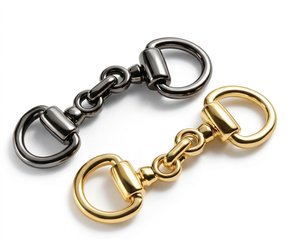 Composant de bridon pour cheval de loisir – Embout pivotant en métal de 5 cm pour équipement équestre réaliste à faire soi-même - Product Image 1