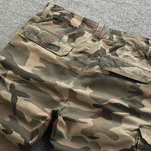 Pantalones Cortos Cargo para Hombre, Largos, de Verano, con Múltiples Bolsillos, Casuales, de Algodón Elástico, Transpirables, de Secado Rápido, OEM - Product Image 3