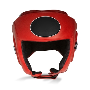 Protection de tête sportive pour adulte de haute qualité, nouvelle arrivée, en cuir, avec fermeture auto-agrippante et double visière pour la boxe et l'entraînement MMA - Product Image 1