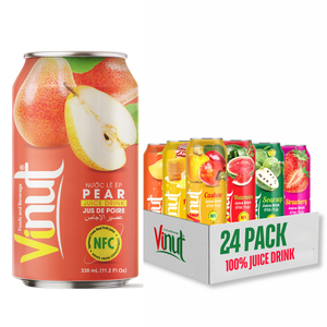 VINUT 330ML Pear <b>Sugar</b> <b>Free</b> Price Juice Drink Vietnam Beverage Wholesale OEM ODM Export Supplier - Product Image 1