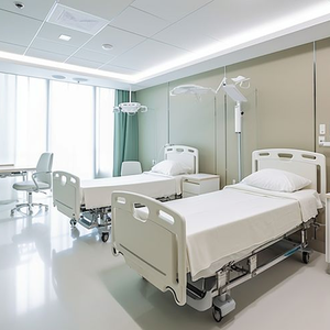 Ensemble de literie d'hôpital en coton écologique 200TC, drap plat imperméable jetable et linge de lit - Product Image 3