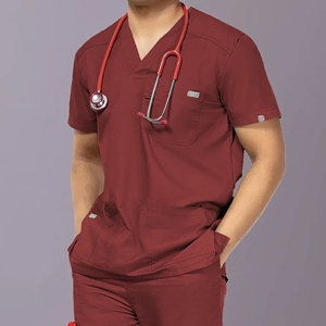 Ensemble de blouses médicales professionnelles pour femmes, col en V, tenue de travail pour le secteur de la santé, uniforme d'infirmière d'hôpital confortable, blouses d'hôpital en gros - Product Image 4