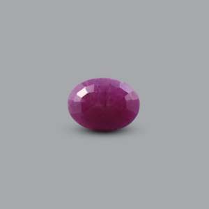 Natural African Ruby 3.95 Carat Oval Cut Loose Gemstone for Fine Jewelry - Product Image 2