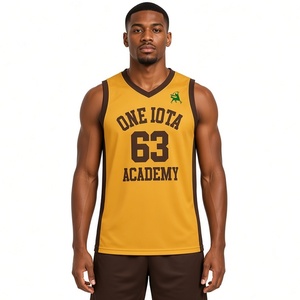 Camiseta de Baloncesto Iota Phi Theta para Hombre, 100% Algodón, Sin Mangas, Cuello en V, Ecológica, Transpirable, Uniforme Deportivo de Fraternidad - Product Image 1