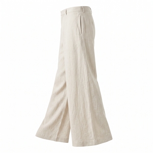 Men's Summer <b>Linen</b> <b>Palazzo</b> <b>Pants</b> | Wide Leg Resort Casual Trousers | OEM ODM Wholesale Factory | Private Label | Low MOQ - Product Image 4