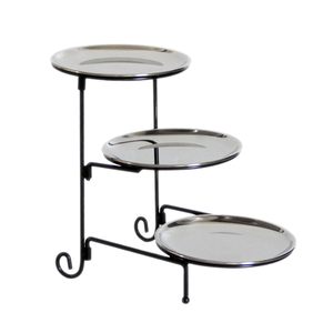Mini Soporte para Pasteles y Cupcakes con Bandeja de Servicio Desmontable, Exhibidor de Postres para Fiestas y Decoración del Hogar - Product Image 1