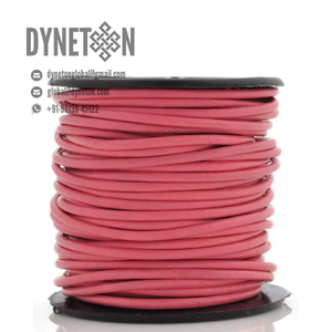 7mm Round <b>Leather</b> Cord Jewelry Making Necklace <b>Bracelets</b> Fashion Accessories All Sizes Colors Original <b>Leather</b> Craft Supply - Product Image 4