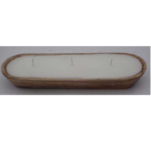 Luxury Oval Wooden Candle Vessel with <b>Lid</b> Handmade Soy Wax Candle Container <b>Decorative</b> Home Fragrance Box Reusable Wooden trendy - Product Image 2