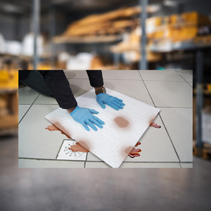 Rollo Absorbente de Aceite de 200 g/m², Rollo de Polipropileno para Control de Derrames de Aceite, Químicos, Industriales, Marinos, OEM - Product Image 4