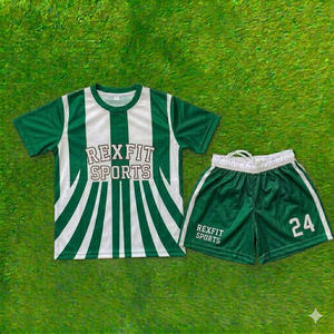 Custom Team Uniform <b>Set</b> Jersey Shorts Durable Breathable Athletic Sportswear for Men Practice Training Sportswear Supplier - Product Image 3