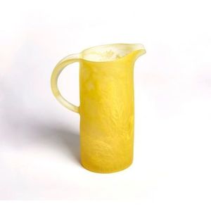 Carafe à boisson en résine avec finition en bois naturel pour le thé, le café et le lait - Product Image 4