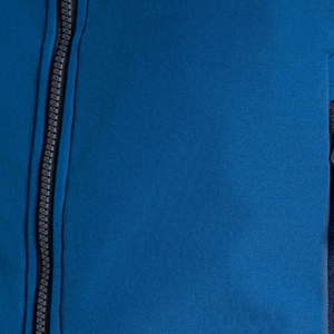 Veste polaire à capuche pour homme, bleu gris, coupe-vent, fermeture éclair, coupe classique, vêtements d'extérieur pour l'hiver - Product Image 6