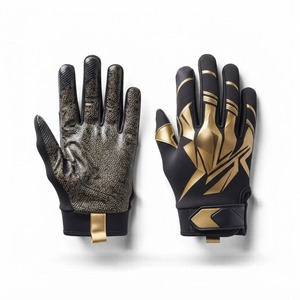 Gants de football américain légers pour joueurs avec construction respirante, grip antidérapant et ajustement confortable du poignet - Product Image 6