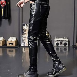 Pantalon en cuir véritable pour homme, qualité supérieure, couleur noire, meilleur prix - Product Image 4