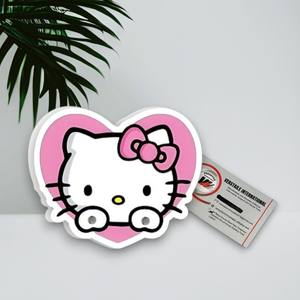 แผ่นแม่เหล็กติดขนตาอะคริลิคทรงรูปไข่ลายเฮลโลคิตตี้น่ารัก ลายหัวใจ ดอกไม้ ผีเสื้อ แบรนด์ส่วนตัว ใช้ซ้ำได้ เป็นมิตรกับสิ่งแวดล้อม กันน้ำ - Product Image 2