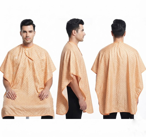 Capa de Barbero Impermeable 100% Poliéster para Hombre, Capa de Corte de Pelo con Cuello Redondo Personalizada - Product Image 3