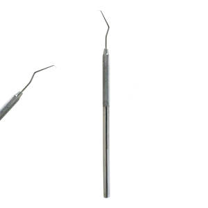 Sonda Exploradora Dental de Acero Inoxidable de un Solo Extremo, Manual, Certificada CE Clase I, Herramienta de Exploración Dental, Pakistán - Product Image 1