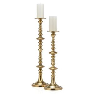<b>Black</b> Iron <b>Candlestick</b> <b>Holders</b> Set of 3 Modern Home Decoration Durable Metal Candles Stand for Table Centerpiece - Product Image 2