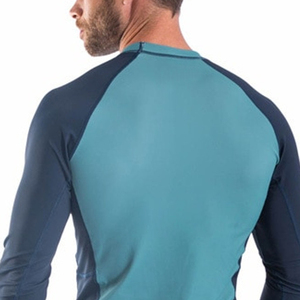 Chemise de protection anti-UV à manches longues pour hommes, tendance 2026, haut de gamme, à blocs de couleur, séchage rapide, en Spandex et Polyester, pour adultes - Product Image 5