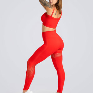 Top Premium Quality Custom Logo Women Active Wear 3 Piece Yoga Leggings And Tops Fitness 3 Piece Yoga Set - Product Image 6