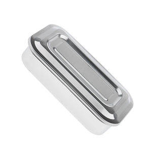 กล่องใส่เครื่องมือผ่าตัดสแตนเลสแบบมีฝาปิดและลูกบิด รุ่นล่าสุด ขนาด 260x180x30 มม. กล่องผ่าตัดสแตนเลสคุณภาพสูง - Product Image 4