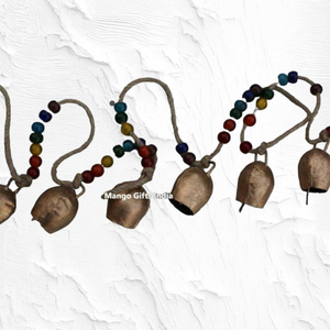 Campanas Metálicas Rústicas de Diseño Elegante Estilo Shabby Chic para Colgar en la Pared, Decoración de Puertas, Jardín y Accesorios Tradicionales para el Hogar - Product Image 2