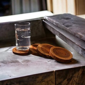 Natural Wooden <b>Coaster</b> Set Round Wood Drink <b>Coasters</b> for Home <b>Table</b> - Product Image 4