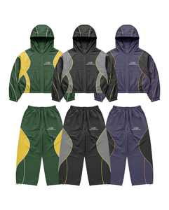 Conjuntos de Chaqueta y Pantalón Deportivos con Estampado Sólido para Hombre, Fabricados en Pakistán, Ropa Casual, Tallas Grandes - Product Image 1