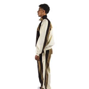 Conjunto Deportivo Cortavientos para Hombre, Chaqueta con Cierre Completo y Pantalones Deportivos, Bloques de Color, Poliéster - Product Image 2