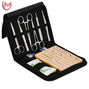 Kit Completo de Práctica de Sutura Manual de Acero Estéril para Estudiantes de Medicina, Entrenamiento de Primeros Auxilios, Uso en Emergencias, Instrumentos de Cirugía General - Product Image 3