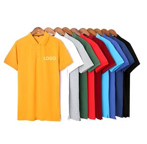 OEM venta al por mayor de ropa de gimnasio en blanco con logotipo personalizado camisas de ajuste de secado rápido de algodón original para Polo camiseta para hombres Eco-Friendly - Product Image 1