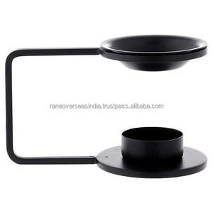 Quemador de Incienso de Hierro Negro de 10 cm (4 Pulgadas) con Carbón Aromático de Sándalo y Agarwood para Otoño, Primavera y Verano - Product Image 2