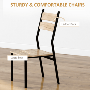 Juego de Comedor, Conjunto de Mesa y Sillas Elegantes para Comidas Confortables - Product Image 6